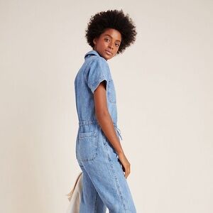 Anthropologie Levi's Wide-Leg Denim Overalls M NWT $128